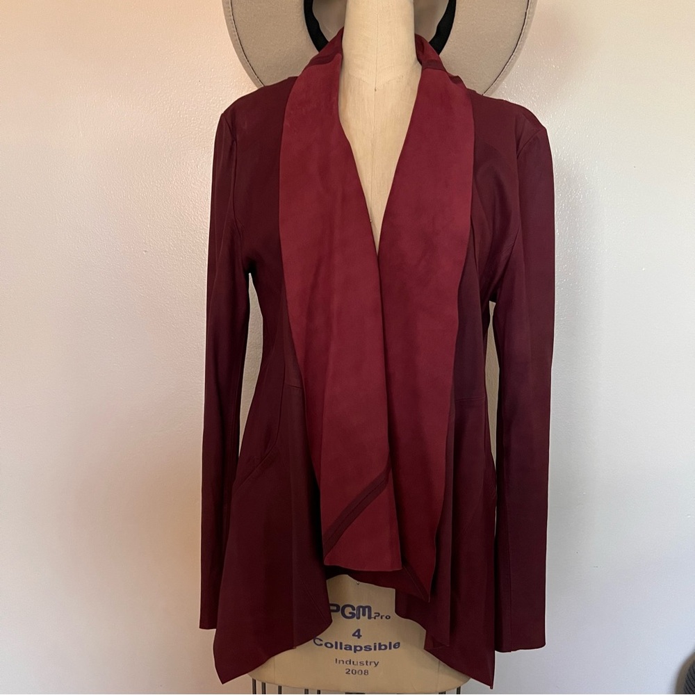 Cusp by Neiman Marcus Leather Jacket
Burgundy